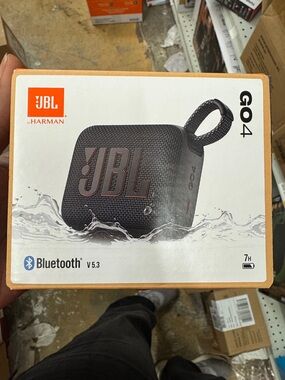JBL GO 4 Portable Bluetooth Speaker - Black